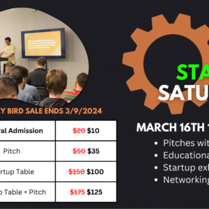 Startup Saturday March 2024 Event Image